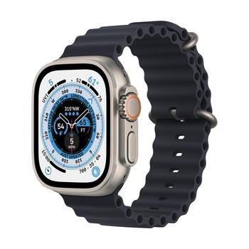 Chytré hodinky APPLE Watch Ultra GPS + Cellular, 49mm Titanium Case with Midnight Ocean Band