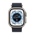 Apple Watch Ultra/49mm/Titan/Sport Band/Midnight Ocean