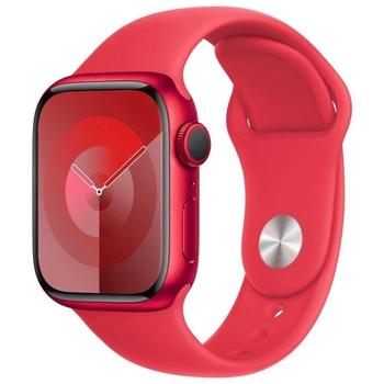APPLE Watch Series 9 GPS 41mm (PRODUCT)RED Aluminium Case with (PRODUCT)RED Sport Band - M/L