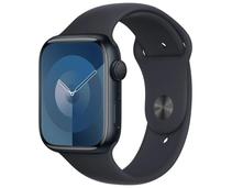 Obrázek k produktu: APPLE Watch Series 9 41mm Temně inkoustový hliník s temně inkoustovým sportovním řemínkem S/M
