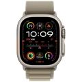 APPLE Watch Ultra 2 GPS + Cellular, 49mm Titanium Case with Olive Alpine Loop - Medium