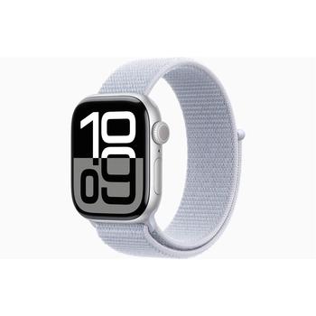 Chytré hodinky APPLE Watch S10 Cell 42mm Silver Blue Cloud