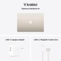 Apple MacBook Air 15''''/M4/15,3''''/2880x1864/16GB/512GB SSD/M4/Sequoia/Starlight/1R
