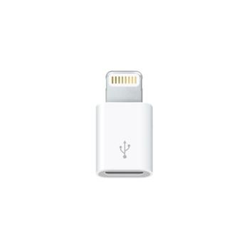  APPLE  Lightning to Micro USB Adapter MD820ZM/A, bílý (white)