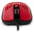 AROZZI herní myš FAVO Ultra Light Black-Red/ drátová/ 16.000 dpi/ USB/ 7 tlačítek/ RGB/ černočervená