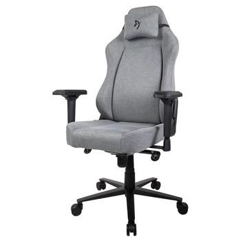 AROZZI herní židle PRIMO Woven Fabric/ šedá/ černé logo