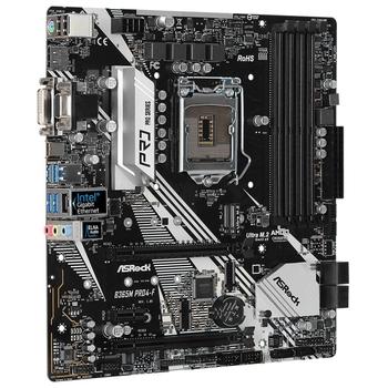 ASRock B365M Pro4-F / LGA1151 / B365 / 4x DDR4 DIMM / HDMI / DVI-D / D-Sub / M.2 / USB Type-C / mATX