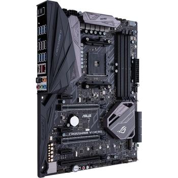 ASUS MB Sc AM4 CROSSHAIR VI HERO, AMD X370, 4xDDR4