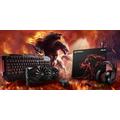 ASUS Hard bundle CERBERUS COMBO keyboard CZ layout + Cerberus headset V2 RED