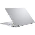 Asus Vivobook Flip 14/TP470/i3-1115G4/14''''/FHD/T/8GB/256GB SSD/UHD/W11H/Silver/2R