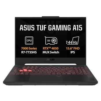 ASUS TUF Gaming A15/FA507NU/R7-7735HS/15,6''''/FHD/16GB/1TB SSD/RTX 4050/bez OS/Gray/2R
