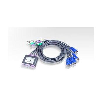 KVM elektronický přepínač ATEN  CS-64A