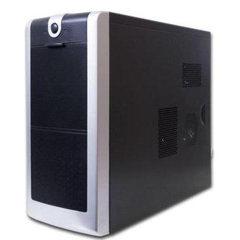 Skříň AVANCE X001, černo-stříbrná (black-silver)