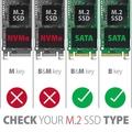AXAGON RSS-M2SD, SATA - M.2 SATA SSD, interní 2.5'' ALU box