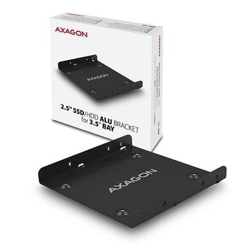AXAGON RHD-125, hliníkový rámeček pro 1x 2.5'' HDD/SSD do 3.5'' pozice