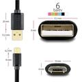  AXAGON HQ Micro USB kabel 1m, 2A růžový (pink)