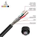  AXAGON HQ Micro USB kabel 1m, 2A růžový (pink)
