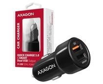 Obrázek k produktu: AXAGON PWC-QC5, QUICK a SMART nabíječka do auta, 2x port QC3.0/AFC/FCP + 5V-2.6A, 31.5W