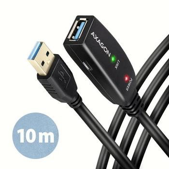 Prodlužovací aktivní kabel AXAGON ADR-310, USB 3.2 Gen 1 A-M -> A-F 10m
