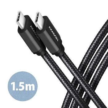 Datový kabel AXAGON BUCM3-CM15AB USB-C 1,5m  60W, černý (black)