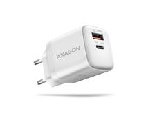 Obrázek k produktu: AXAGON ACU-PQ30W, Sil nabíječka do sítě 30W, 2x port (USB-A + USB-C), PD3.0/PPS/QC4+/SFC/AFC/Apple
