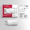 AXAGON ACU-PQ30W, Sil nabíječka do sítě 30W, 2x port (USB-A + USB-C), PD3.0/PPS/QC4+/SFC/AFC/Apple