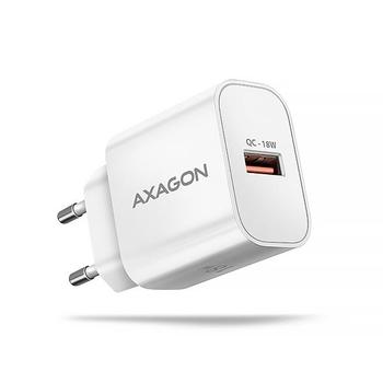 Nabíječka do sítě AXAGON ACU-QC18W  1x port USB-A, bílý (white)