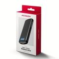 AXAGON EEM2-SC, USB-C 10Gbps externí box pro M.2 NVMe SSD, bezšroubový, žebrovaný hliník