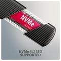 AXAGON EEM2-SC, USB-C 10Gbps externí box pro M.2 NVMe SSD, bezšroubový, žebrovaný hliník