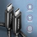 AXAGON BUCM4X-CM05AB NewGEN+ kabel USB-C <-> USB-C, 0.5m, USB4 Gen 3×2, PD 240W 5A, 8K HD, ALU,oplet