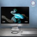 AXAGON BUCM4X-CM05AB NewGEN+ kabel USB-C <-> USB-C, 0.5m, USB4 Gen 3×2, PD 240W 5A, 8K HD, ALU,oplet