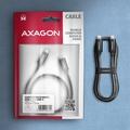 AXAGON BUCM4X-CM05AB NewGEN+ kabel USB-C <-> USB-C, 0.5m, USB4 Gen 3×2, PD 240W 5A, 8K HD, ALU,oplet