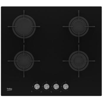 Varná deska plynová BEKO HILG 64220S, černá (black)