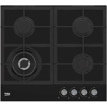 Varná deska plynová BEKO HILW 64225S, černá (black)
