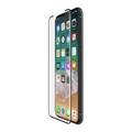 BELKIN Tempered Curve Black Screen Protector for iPhone X with installation frame