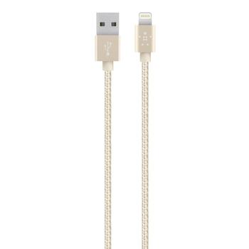 USB kabel BELKIN Premium Lightning 1,2m zlatý (gold)