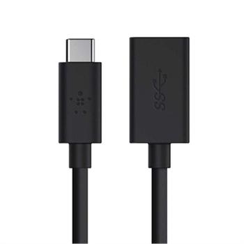  BELKIN kabel USB 3.0 USB-C (M) to USB-A (F), černý (black)