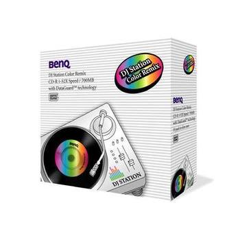 CD-R médium BENQ CD-R DJ Station 52x, 10ks slim krabička