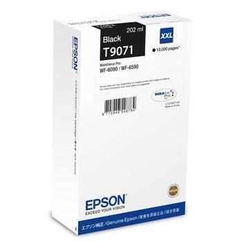 Epson originďż˝lnďż˝ ink C13T907140, T9071, XXL, black, 202ml, Epson WorkForce Pro WF-6090DW