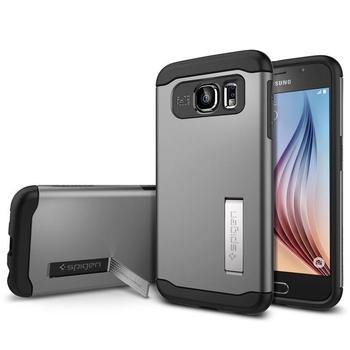 Pouzdro pro Samsung SPIGEN  Slim Armor - Samsung Galaxy S6, gunmetal