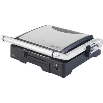 Gril ECG KG 300 deluxe, nerez/černá