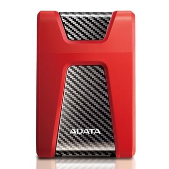 Přenosný pevný disk ADATA HD650 2TB, červená (red)