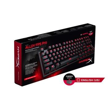 HyperX Alloy FPS Pro herní mechanická klávesnice, červené MX spínače