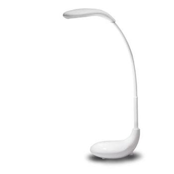LED stolní lampa nabíjecí SOLIGHT WO41, bílá