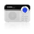 Radiopřijímač Hyundai PR 471 PLL SU WS, digitální FM tuner, USB a mikro SD vstup, bílý