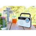 Radiopřijímač Hyundai PR 471 PLL SU WS, digitální FM tuner, USB a mikro SD vstup, bílý