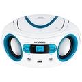 Radiopřijímač Hyundai TRC 533 AU3WBL s CD/MP3/USB, bílá/modrá
