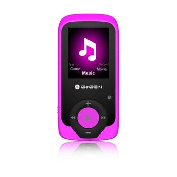 MP3/MP4 přehrávač GoGEN MAXI MP3, 4GB, růžový