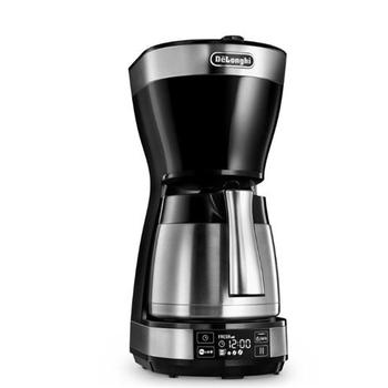 Kávovar DELONGHI ICM 16731, stříbrná/černá (silver/black)