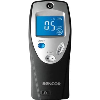 Alkohol tester SENCOR SCA BA02, černá/stříbrná (black/silver)